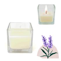 4 Velas Perfumada Aromática Castiçal De Vidro Decorativa