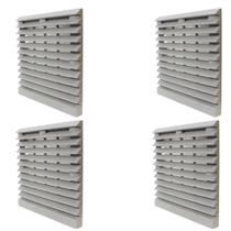 4 Venezianas Grelha C/ Filtro Para Microventilador Metaltex 4 Venezianas Grelha C/ Filtro Para Microventilador Metaltex
