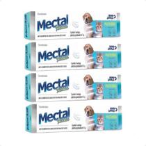 4 Vermífugo Mectal Filhotes Para Caes E Gatos Pasta Oral 14g