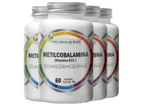 4 Vitamina B12 Metilcobalamina 414% 60 Cápsulas 4 Vitamina B12 Metilcobalamina 414% 60 Cápsulas