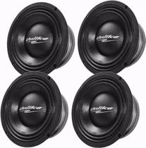 4 Woofer 8 Unlike Unf 87r8 350w Rms Som Medio Grave 8 Ohms Preto