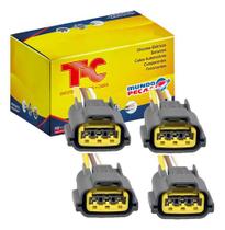 4 X Chicote Plug Bobina Ignição March Livina Sentra Versa