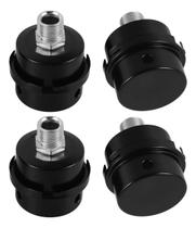 4 x filtro de ar para compressor reforçado em aço 1/2 silent
