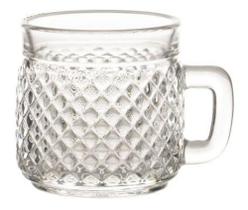 4 Xícaras Bico Jaca Barroco Canequinha Vidro 70ml - Wheaton 4 Xícaras Bico Jaca Barroco Canequinha Vidro 70ml - Wheaton