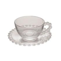 4 Xícaras De Chá 170 ml Com Pires Cristal Daisy - Wolff