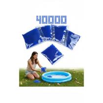 40.000 Bolinhas Gel Azul Crescem p/ Arminhas Brinquedo