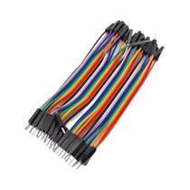 40-120 Peças De Cabo Jumper Dupont De 10CM, 20CM, 30CM, 40 Pinos, Macho Para Macho E Fêmea Para