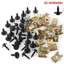 40/62/100 Peças De Parafuso Em U Hexagonal Para Fixação De Carro, Para-choque, Protetor De Motor,