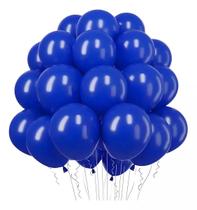 40 Balão Bexiga azul 7 Pol Festa Decoração