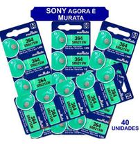 40 Baterias Sony 364 Sr621sw Murata Original Relógio