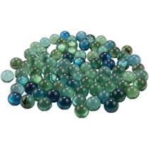 40 Bolinhas Gude Lisa Fubeca Escalda Pés Relax Vidro Natural