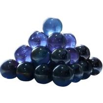 40 Bolinhas Gude Lisa Fubeca Escalda Pés Relax Vidro Natural