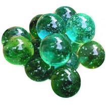 40 Bolinhas Gude Lisa Fubeca Escalda Pés Relax Vidro Natural