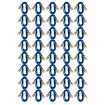 40 Cabos RCA Luxo 1 Metro 5 mm espessura Plug Banhado a Ouro Dupla Blindagem