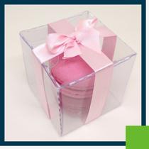 40 Caixas Acetato 6x6x6 Mini Cupcak e macarons/ Artesanatos em geral