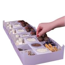 40 caixas fondue kit 8x24x22cm branca c5025 ideia