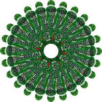 40 Canetas Carimbo Pinguelô De 80ml Marcador De Bingo - Verde