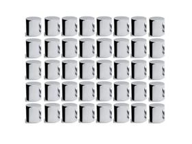 40 Capa De Porca Boliviana Cromada 16 17 18 19 21 22 23 24 27 30 32 33mm