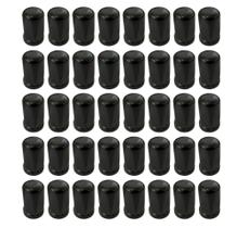 40 Capa De Porca Cromada Belga Preta 21mm Transit 40 Capa De Porca Cromada Belga Preta 21mm Transit