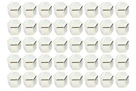 40 Capa De Porca Mini Hungara Cromada Caminhão 32/33mm 40 Capa De Porca Mini Hungara Cromada Caminhão 32/33mm
