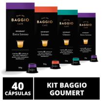 40 Cápsulas Para Cafeteira Nespresso Baggio Café Gourmet 4 caixas 40 Cápsulas Para Cafeteira Nespresso Baggio Café Gourmet 4 caixas