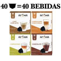 40 Cápsulas Para DOLCE GUSTO - Sabores Variados - AROMA SELEZIONE