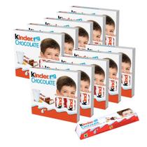 40 Chocolate Kinder, 10 Pacotes de 4 Barrinhas
