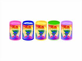 40 Cofrinhos Pride LGBTQIA+ - Produto artesanal