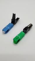 40 Conectores Ópticos Fast SC UPC/APC Azul/Verde