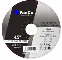 40 Discos de Corte Premium Fino Inox 115X1,6 Esmerilhadeira 40 Discos de Corte Premium Fino Inox 115X1,6 Esmerilhadeira