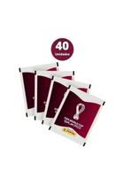 40 Envelopes de Figuras Copa Do Mundo 2022 com 5 Cromos Qatar Panini