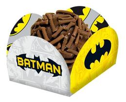 40 Forminha Doces Batman Forma Docinhos Caixeta 40 Forminha Doces Batman Forma Docinhos Caixeta