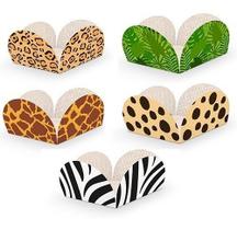 40 Forminhas Doces Selva, Safari Fazendinha Forma Caixeta 40 Forminhas Doces Selva, Safari Fazendinha Forma Caixeta