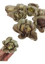 40 Forminhas P/ Doce Fino Nina Areia Elegante Tons Neutros