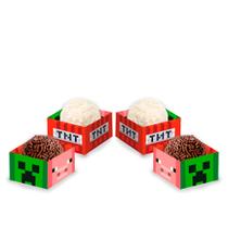 40 Forminhas Para doce Festa Minecraft Decoração aniversário 40 Forminhas Para doce Festa Minecraft Decoração aniversário