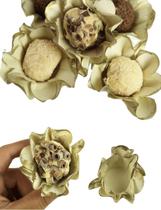 40 Forminhas Para Doces Decoração Mesa Borda Metalizada