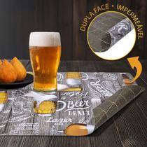 40 Jogo Americano Dupla Face Bar Restaurante Pvc KB Wood Ret