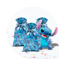 40 Lembrancinhas Sacolas Surpresa Festa Stitch Decoração