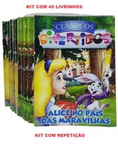 40 Livros Classicos Divertidos História Atacado Lembrancinha De Aniversário C/ Repetição
