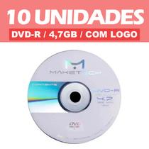40 Mídias - DVD-R / CD-R - / COM LOGO / MULTILASER
