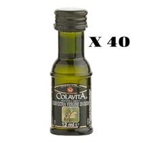 40 Mini Azeites de Oliva Extra Virgem Colavita 12ml - Sabor Autêntico da Itália