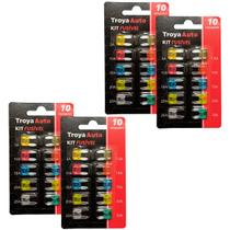 40 Mini Fusível Automotivo Carro Moto 5a 30a