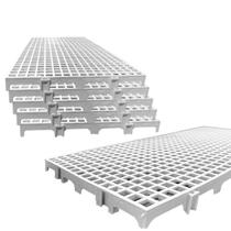 40 Palete Pallet Piso Estrado Plastico Reforçado Preto