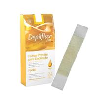 40 Pares de Tiras Depilflax para Depilação de Sobrancelhas - Escolha o Fragância