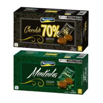 40 Pastilhas de Chocolate, Menta e 70% Cacau, Montevérgine 40 Pastilhas de Chocolate, Menta e 70% Cacau, Montevérgine