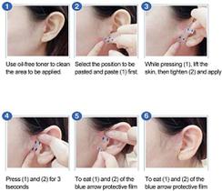 40 PCS Lifting Facial Máscara Invisível Levantamento de Cara