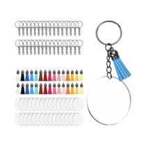 40 Peças De Mosquetão De Metal Com Anel O, Chaveiro Com Franjas De Couro E Disco Para Acessórios DIY 40 Peças De Mosquetão De Metal Com Anel O, Chaveiro Com Franjas De Couro E Disco Para Acessórios DIY