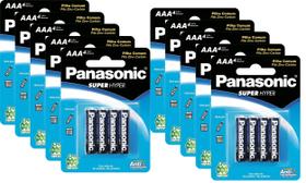 40 Pilhas Aaa Zc Panasonic - 10 Cartelas