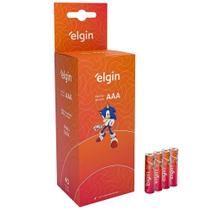 40 Pilhas Elgin AAA Palito De Zinco Caixa Com 10 Pct x 4un 40 Pilhas Elgin AAA Palito De Zinco Caixa Com 10 Pct x 4un