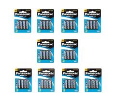 40 Pilhas Panasonic Super Hyper AA Comum Pequena 1.5V